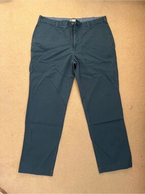 J. Crew Men's Teal Cotton Chinos